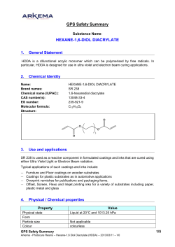 Hexane-1,6-diol diacrylate - CAS