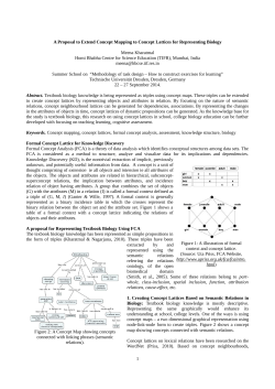 A Proposal to Extend Concept Mapping to Concept