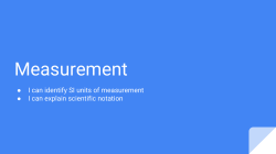 Measurement