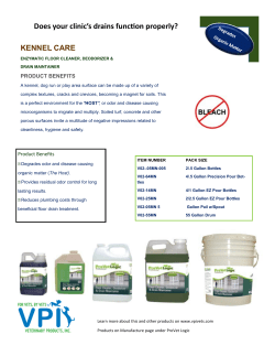 Does your clinic`s drains function properly?