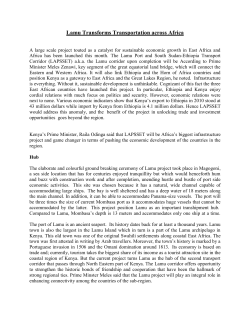 Lamu Transforms Transportation across Africa