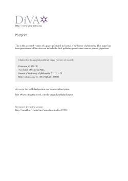 Two kinds of belief in Plato