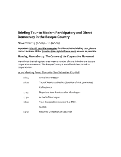 Briefing Tour - Global Forum on Modern Direct Democracy