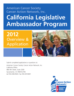 California Legislative Ambassador Program