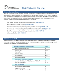 Quit Tobacco for Life