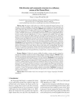 Fish diversity and community structure in a tributary stream of the