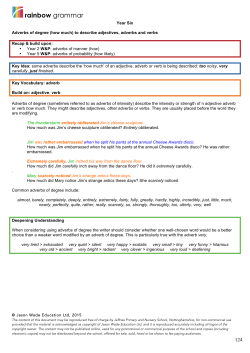 rainbow grammar - Sutton Road Primary and Nursery School