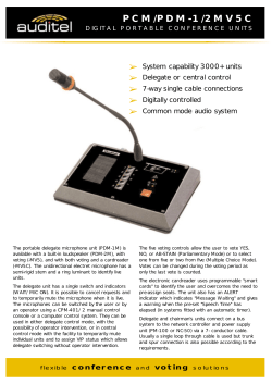PCM/PDM-1/2MV5C - Thorvin Electronics