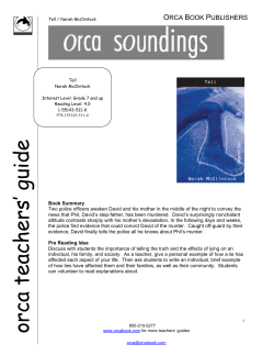 orca teachers` guide