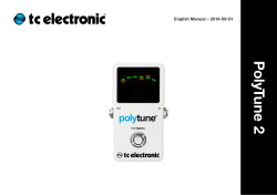 PolyTune 2 - TC Electronic