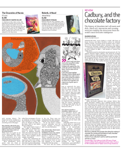 Cadbury,andthe chocolatefactory