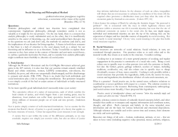 Social Meaning and Philosophical Method ...political subversion