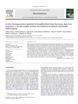 In vitro chemopreventive potential of fucophlorethols from the brown