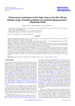 Three-micron extinction of the Titan haze in the 250&ndash;700 km altitude
