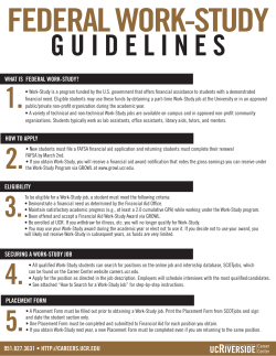 guidelines 1. 2. 3. 4. 5. - UCR Career Center