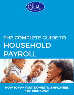 Complete Guide to Household Payroll