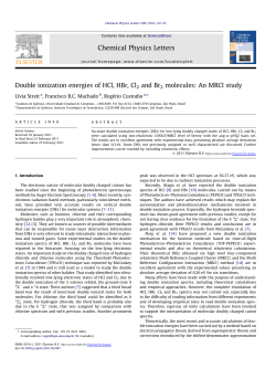 Double ionization energies of HCl, HBr, Cl2 and Br2 molecules: An