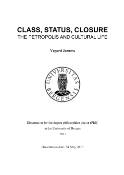 CLASS, STATUS, CLOSURE - (BORA)