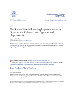 The State of Mobile Learning Implementation in