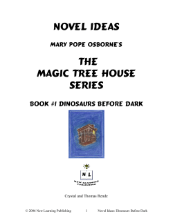 Novel ideas The Magic tree house series