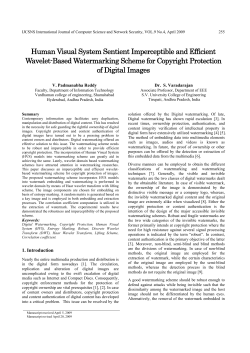 Human Visual System Sentient Imperceptible and Efficient Wavelet