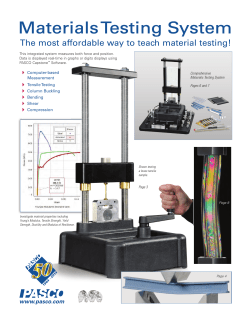 A Computer-based A Tensile Testing A Column Buckling A Bending