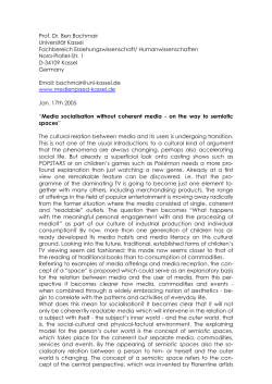 Prof. Dr. Ben Bachmair Universität Kassel Fachbereich