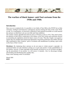 anti-Nazi cartoons from the 1930s and 1940s