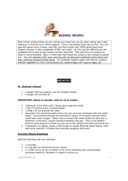 budwig recipes - Live Prayer Network, Prayer Requests, What is