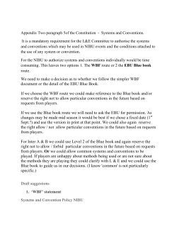 Appendix Two paragraph 5of the Constitution - Systems and