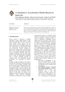 A Qualitative Acceleration Model Based on Intervals