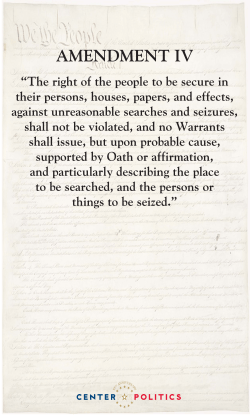 The right of the people to be secure in their persons, houses, papers