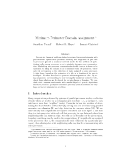Minimum-Perimeter Domain Assignment