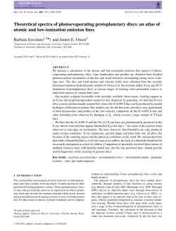 Theoretical spectra of photoevaporating protoplanetary discs: an