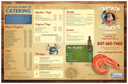catering - Captain Porky`s