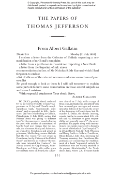 The Papers of Thomas Jefferson: Volume 41: 11 July to 15