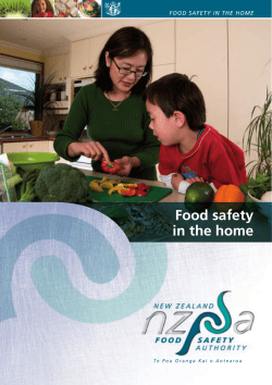Food safety in the home