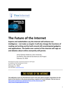 The Future of the Internet