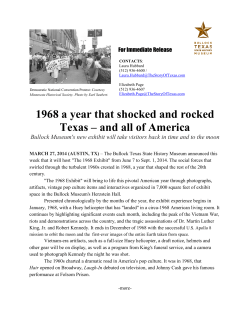 1968 a year that shocked and rocked Texas