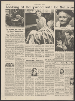 Looking at Hollywood with Ed Sulliva