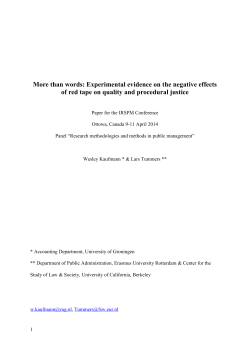 More than words: Experimental evidence on the negative effects of