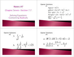 . 49 2 - 216 2 72 - 82 -2 a ∙ ∙ = = 25 1 2 5 1 5 1 b + + + ∙ = = . 4 2 5