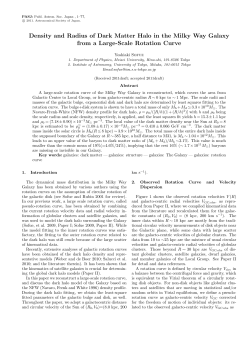 Density and Radius of Dark Matter Halo in the Milky Way Galaxy