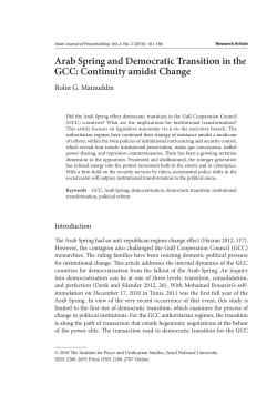 Asian Journal of Peacebuilding Vol. 4 No. 2 (2016): 161