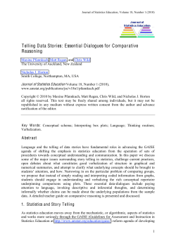 Teaching Comparative Reasoning: Some issues to