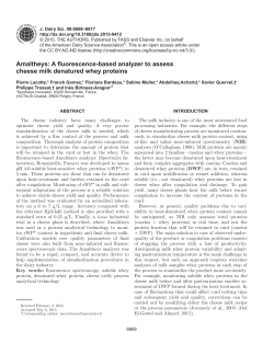 - Journal of Dairy Science
