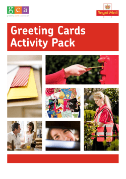 Greeting Cards Activity Pack