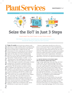 Seize the IIoT in Just 3 Steps
