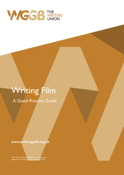 Writing Film - Writers` Guild of Great Britain