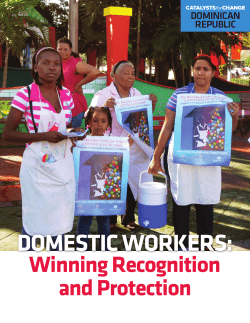 domestic workers - Solidarity Center